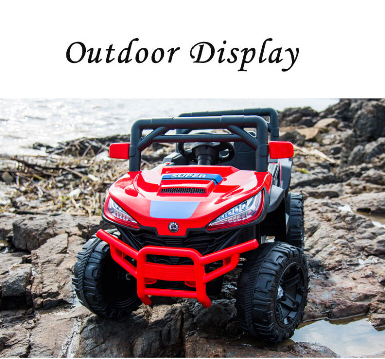 KIDS ELECTRIC RECHARGEABLE RIDE JEEP REMOTE CONTROLE 12 V, 3 MOTER , 2-7 YEARS, MODEL TH6888